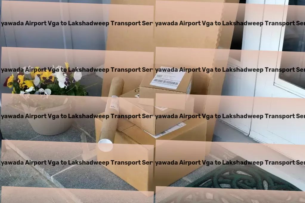 Vijayawada Airport Vga to Lakshadweep Transport Domestic courier services