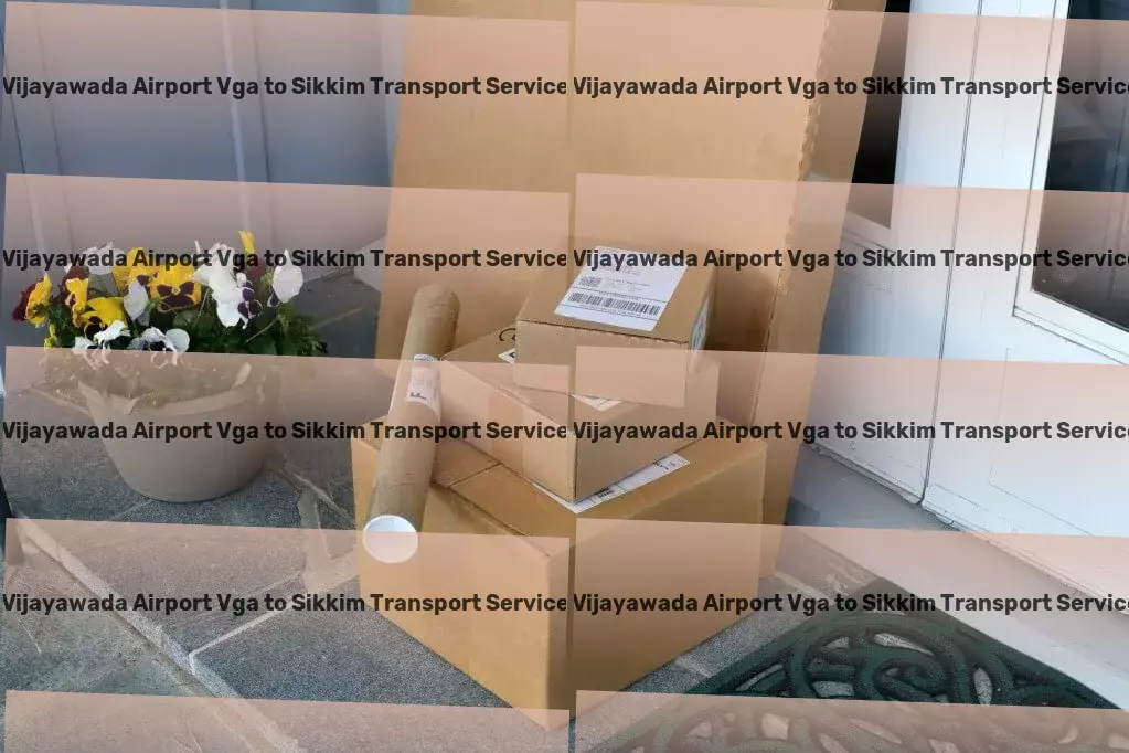 Vijayawada Airport Vga to Sikkim Transport Local goods forwarding services