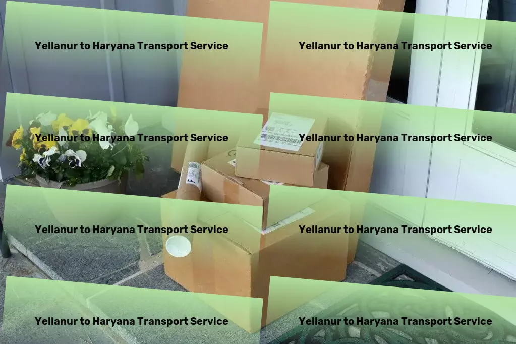 Yellanur to Haryana Transport High-volume cargo services